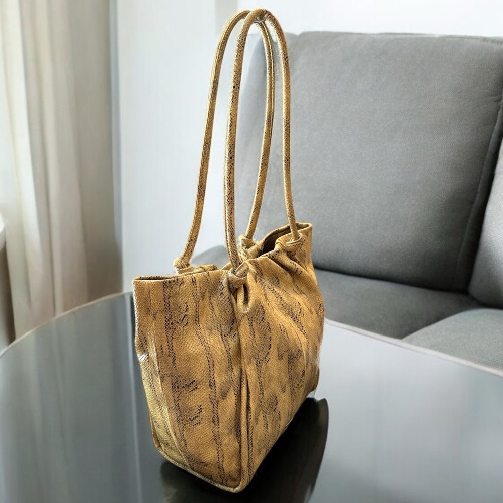 Vince Camuto Yellow and Black Shoulder Bag with Slouchy Design, - Picture 5 of 15